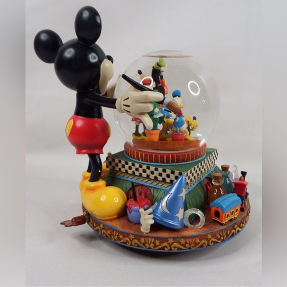 Disney 100 Years of Magic Snow Globe – Mickey, Donald,...